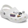 imageCrocs Jibbitz Packs for Shoes and Sandals  Beautiful Accessory Colorful Charms and Constructed with Synthetic MaterialSport Life 5Pack