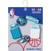 imageCrocs Jibbitz Shoe Charms NBA Basketball Teams Sports Collection Multi PacksCharlotte Hornets