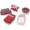 imageCrocs Jibbitz Shoe Charms NBA Basketball Teams Sports Collection Multi PacksHouston Rockets