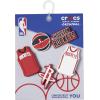 imageCrocs Jibbitz Shoe Charms NBA Basketball Teams Sports Collection Multi PacksHouston Rockets