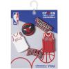 imageCrocs Jibbitz Shoe Charms NBA Basketball Teams Sports Collection Multi PacksNba Chicago Bulls