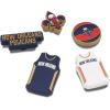 imageCrocs Jibbitz Shoe Charms NBA Basketball Teams Sports Collection Multi PacksNew Orleans Pelicans