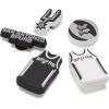 imageCrocs Jibbitz Shoe Charms NBA Basketball Teams Sports Collection Multi PacksSan Antonio Spurs