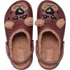 imageCrocs Kids Classic Lined I Am ClogsDark ClayBrown Bear