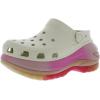 imageCrocs Mega Crush Clog  Unisex Clogs  Thermoplastic Upper  Adjustable AnkleSling  Flexible  Rubber TreadBeige