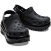 imageCrocs Mega Crush Clog  Unisex Clogs  Thermoplastic Upper  Adjustable AnkleSling  Flexible  Rubber TreadBlack