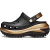 imageCrocs Mega Crush Clog  Unisex Clogs  Thermoplastic Upper  Adjustable AnkleSling  Flexible  Rubber TreadBlackGold