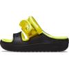 imageCrocs Unisex Adult Classic Cozzzy Towel Sandals Fuzzy Slippers and SlidesBlackAcidity
