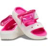 imageCrocs Unisex Adult Classic Cozzzy Towel Sandals Fuzzy Slippers and SlidesWhite