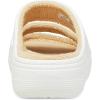 imageCrocs Unisex Adult Classic Cozzzy Towel Sandals Fuzzy Slippers and SlidesWhiteShitake