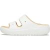 imageCrocs Unisex Adult Classic Cozzzy Towel Sandals Fuzzy Slippers and SlidesWhiteShitake
