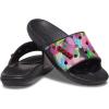 imageCrocs Unisex Adult Classic Graphic SlidesBlackMulti