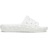 imageCrocs UnisexAdult Classic Geometric Slide 20 SandalWhite Geo
