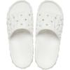 imageCrocs UnisexAdult Classic Geometric Slide 20 SandalWhite Geo