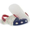 imageCrocs UnisexAdult Classic Graphic ClogsBlue White Green