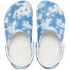 imageCrocs UnisexAdult Classic Graphic ClogsCloud Print