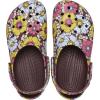 imageCrocs UnisexAdult Classic Graphic ClogsDark CherryMulti Retro Floral
