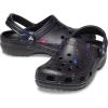 imageCrocs UnisexAdult Classic Graphic ClogsMultiBlack Galaxy