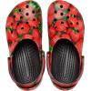 imageCrocs UnisexAdult Classic Graphic ClogsRedBlack