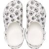 imageCrocs UnisexAdult Classic Graphic ClogsWhiteBlack