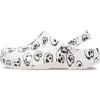 imageCrocs UnisexAdult Classic Graphic ClogsWhiteBlack
