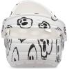 imageCrocs UnisexAdult Classic Graphic ClogsWhiteBlack