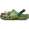 imageCrocs UnisexAdult Classic Minecraft ClogsMulti Green