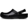 imageCrocs UnisexAdult Classic Sparkly Clog Metallic and Glitter ShoesBlack High Shine