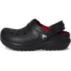 imageCrocs UnisexChild Classic Lined ClogBuffalo PlaidBlackVarsity Red 1