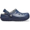 imageCrocs UnisexChild Classic Lined ClogNavyCharcoal