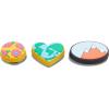 imageCrocs Jibbitz 3Pack Shoe Charms  JibbitzI Love Earth
