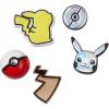 imageCrocs Jibbitz Icon Pack Shoe CharmsElevated Pokemon 5Pack