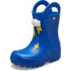 imageCrocs Kids Handle It Rain BootsBlueLightning Bolt