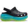 imageCrocs Mega Crush Clog  Unisex Clogs  Thermoplastic Upper  Adjustable AnkleSling  Flexible  Rubber TreadBlackMulti