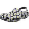 imageCrocs UnisexAdult Classic Graphic ClogsBlack Daisy