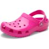 imageCrocs UnisexAdult Classic Sparkly Clog Metallic and Glitter ShoesPink Crush