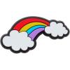 imageCrocs UnisexAdult Jibbitz Shoe Charms  LGBTQ Pride Shoe Charm Singles Cute Rainbow Charms for AdultsRainbow With Clouds