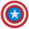 imageCrocs UnisexAdult Jibbitz Shoe Charms  Marvel Super Hero Characters Shoe Charm Singles Charms for Boys and GirlsCaptain America Shield