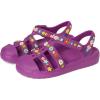 imageCrocs UnisexChild Classic Fisherman Sandals Little Big KidGrapeberry
