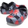 imageCrocs UnisexChild Classic Lined ClogRed PlaidBlack
