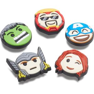 imageCrocs 5Pack Disney Shoe Charms  JibbitzAvengers Emojis 5Pack