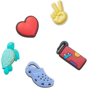 imageCrocs Jibbitz 3Pack Shoe Charms  JibbitzPeace Love And Outdoors