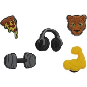 imageCrocs Jibbitz 5Pack Sport Shoe Charms  JibbitzGet Swole 5Pack