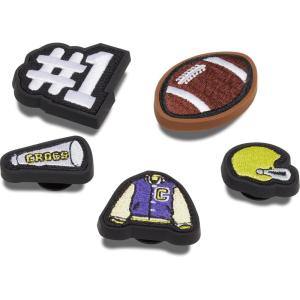imageCrocs Jibbitz 5Pack Sport Shoe Charms  JibbitzVarsity Patch