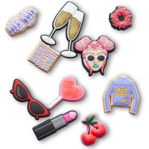 imageCrocs Jibbitz 5Pack Trendy Shoe Charms  JibbitzGirl Power 10Pack