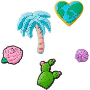 imageCrocs Jibbitz 5Pack Trendy Shoe Charms  JibbitzTropical Luv
