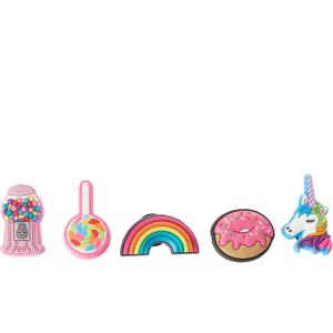 imageCrocs Jibbitz 5Pack Unicorn Shoe CharmsEverything Nice 5Pack