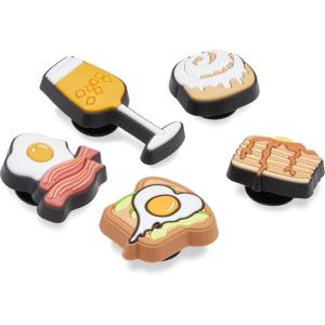 imageCrocs Jibbitz Food  Stylish Shoe Charms  Synthetic Material  Jibbitz Packs Shoe Charms  OneofakindsLets Go Brunch