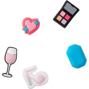 imageCrocs Jibbitz Packs for Shoes and Sandals  Beautiful Accessory Colorful Charms and Constructed with Synthetic MaterialGirly Girl 5Pack