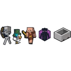 imageCrocs Jibbitz Packs for Shoes and Sandals  Beautiful Accessory Colorful Charms and Constructed with Synthetic MaterialMinecraft 2